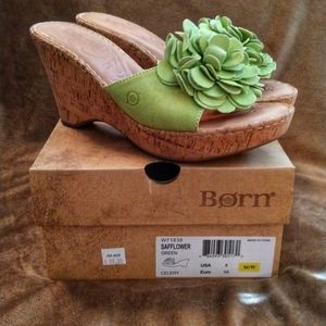 Born, Sz.39, Celery Green Safflower Wedges